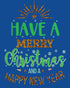 NYE Merry Christmas Sparkle Happy New Year Eve Xmas Party Women's T-Shirt