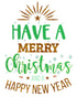 NYE Merry Christmas Sparkle Happy New Year Eve Xmas Party Women's T-Shirt