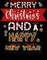 NYE Merry Christmas Stripes Happy New Year Sparkle Party Unisex Sweatshirt