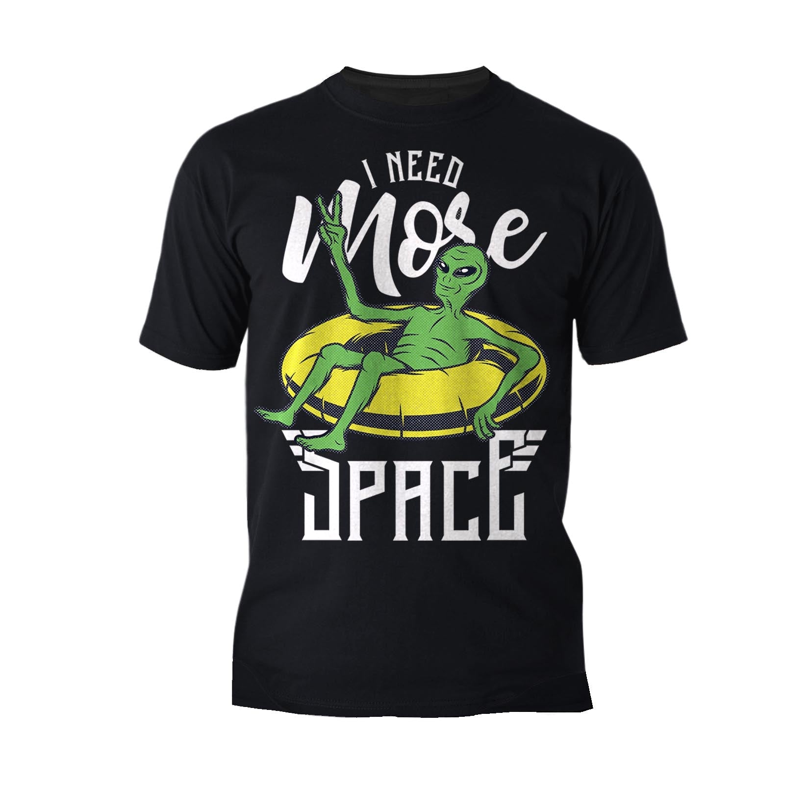 Science Space I Need More Alien X Parody Nerd Geek Chic Lol Official Men's T-shirt