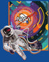 Science Space NASA Astronaut Memphis Art Retro 80s Nerd Official Men's T-shirt