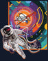 Science Space NASA Astronaut Memphis Art Retro 80s Nerd Official Men's T-shirt