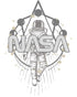 Science Space NASA Astronaut Sacred Geometry Nerd Geek Chic Official Youth T-shirt