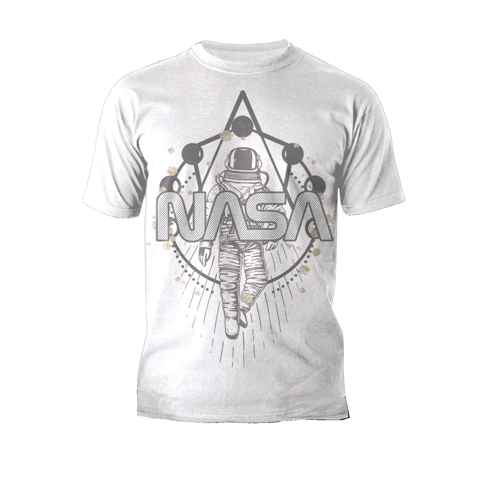 Science Space NASA Astronaut Sacred Geometry Nerd Geek Chic Official Men's T-shirt