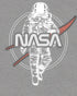 Science Space NASA Logo Retro 70s Astronaut Nerd Geek Chic Official Men's T-shirt