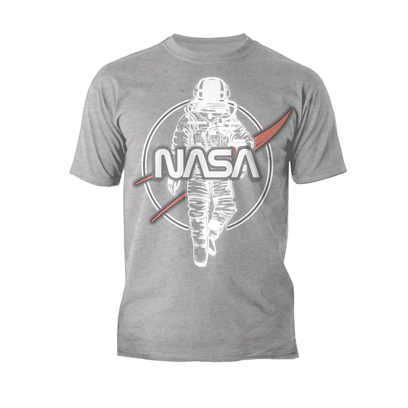 Science Space NASA Logo Retro 70s Astronaut Nerd Geek Chic Official Men's T-shirt