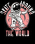 Science Space Race Skate Around World Astronaut Nerd Geek Official Youth T-shirt