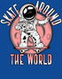 Science Space Race Skate Around World Astronaut Nerd Geek Official Youth T-shirt