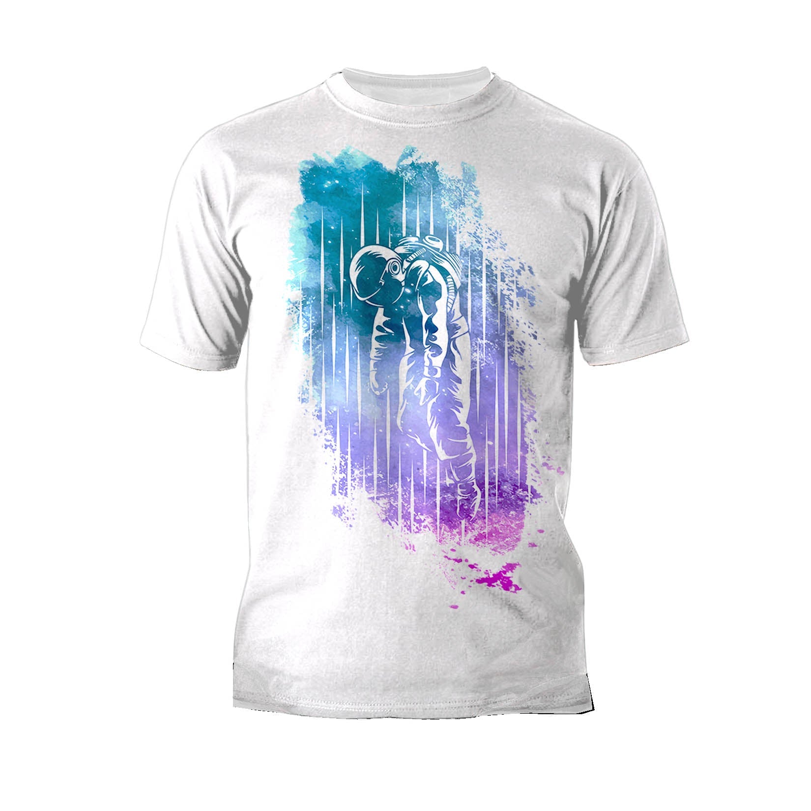 Space Science Astronaut Star Splash Fine Art Nerd Geek Chic Official Men's T-shirt
