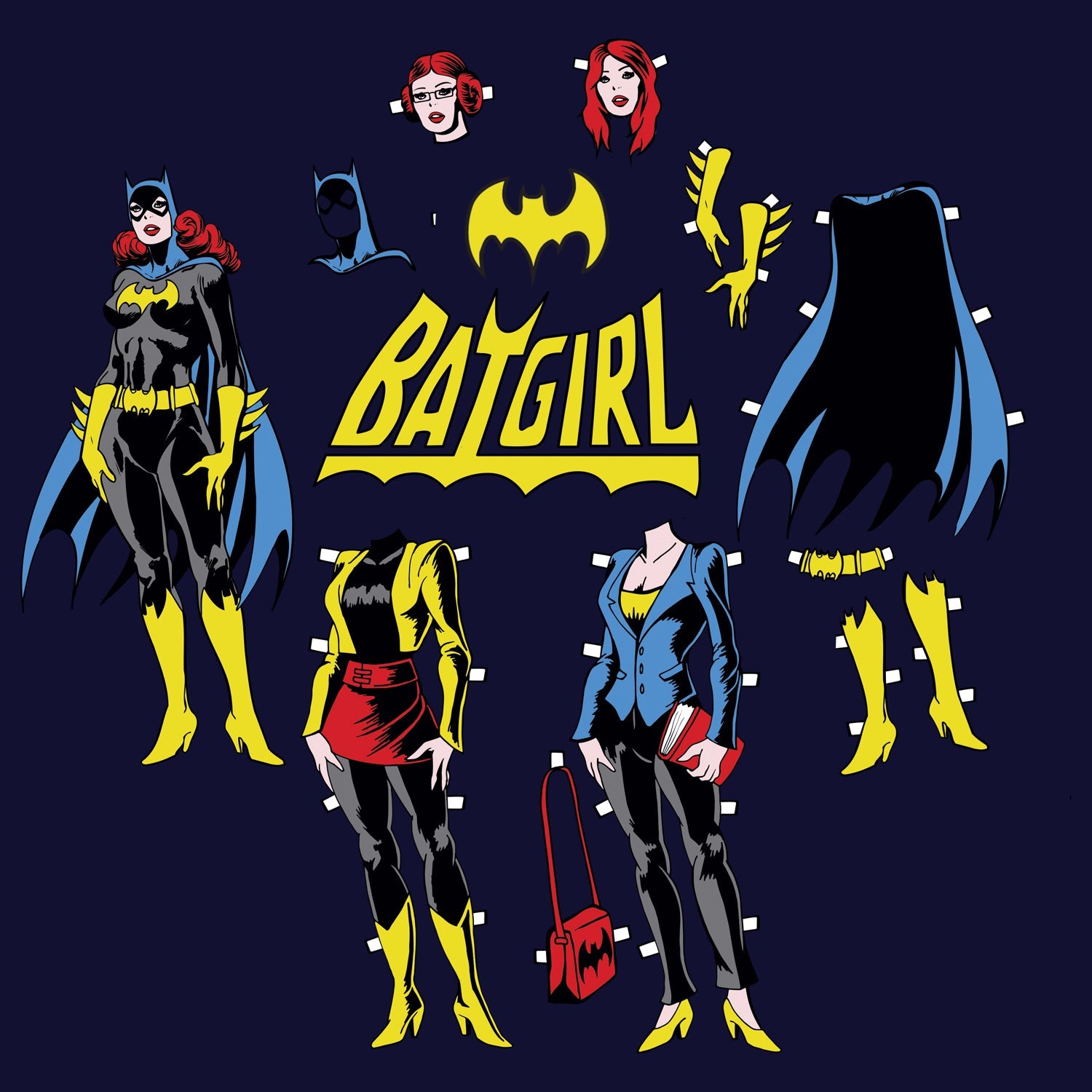 DC Comics Batgirl Logo Cut Out Official Women's T-shirt ()