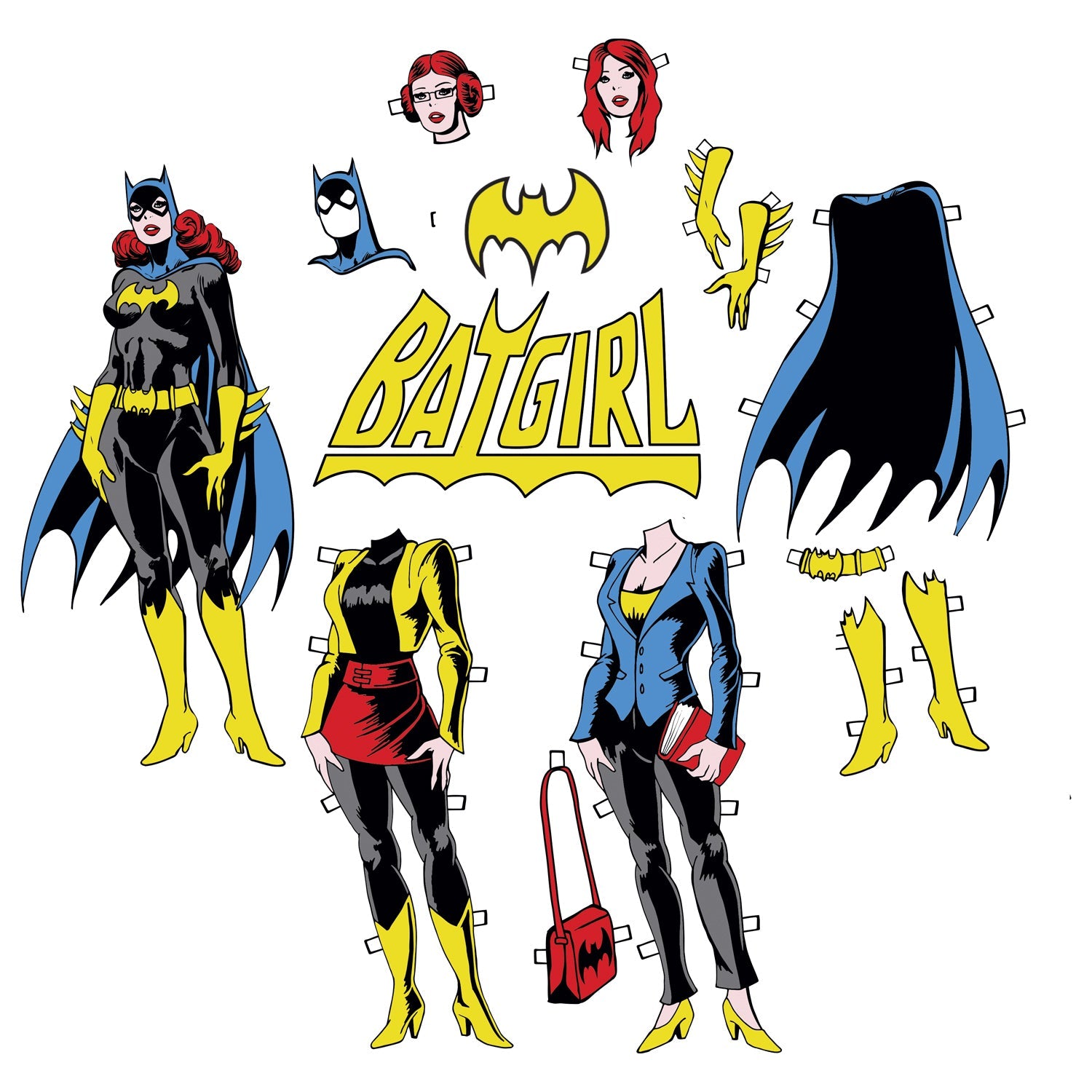 DC Comics Batgirl Logo Cut Out Official Women's T-shirt ()