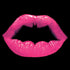 DC Comics Batgirl Logo Lips Official Women's T-shirt ()