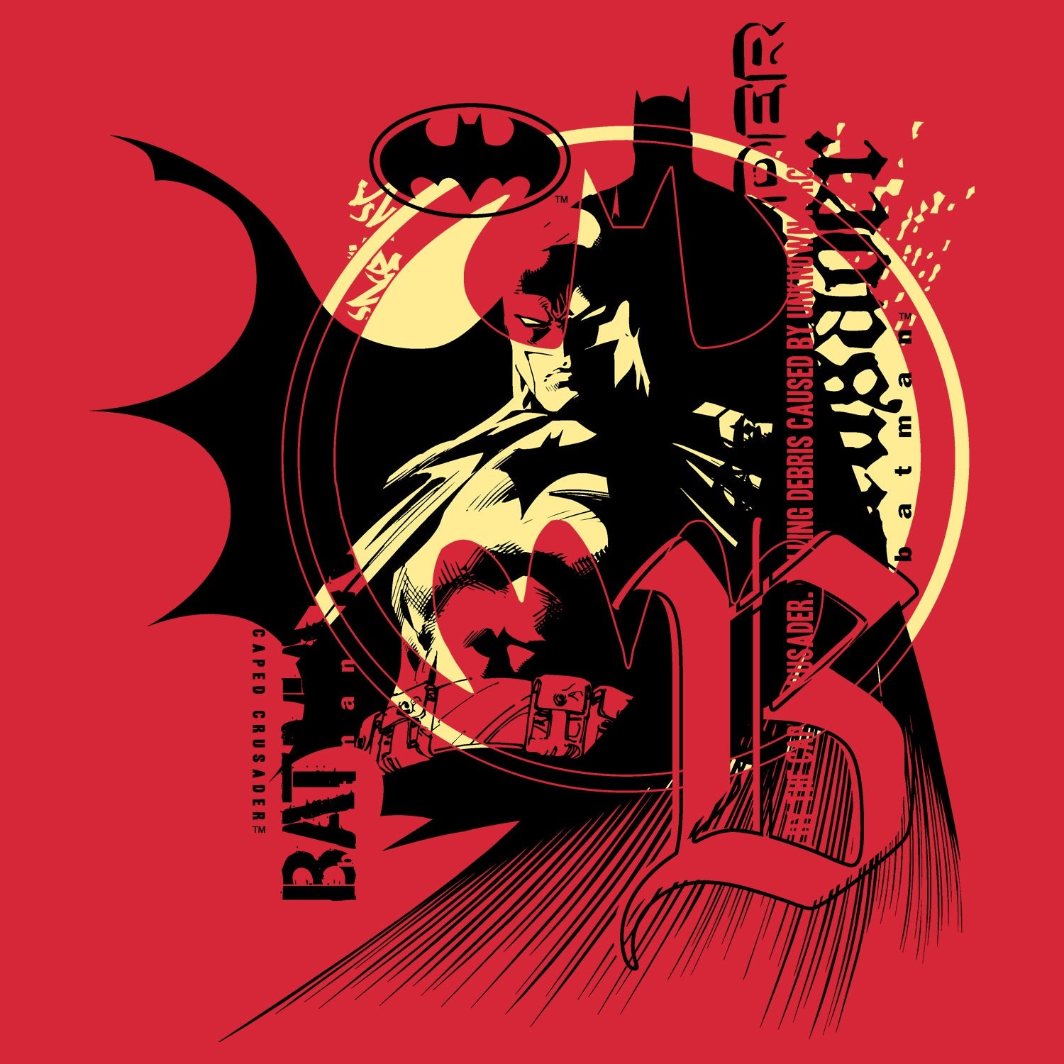 DC Comics Batman Obey Official Men's T-shirt ()
