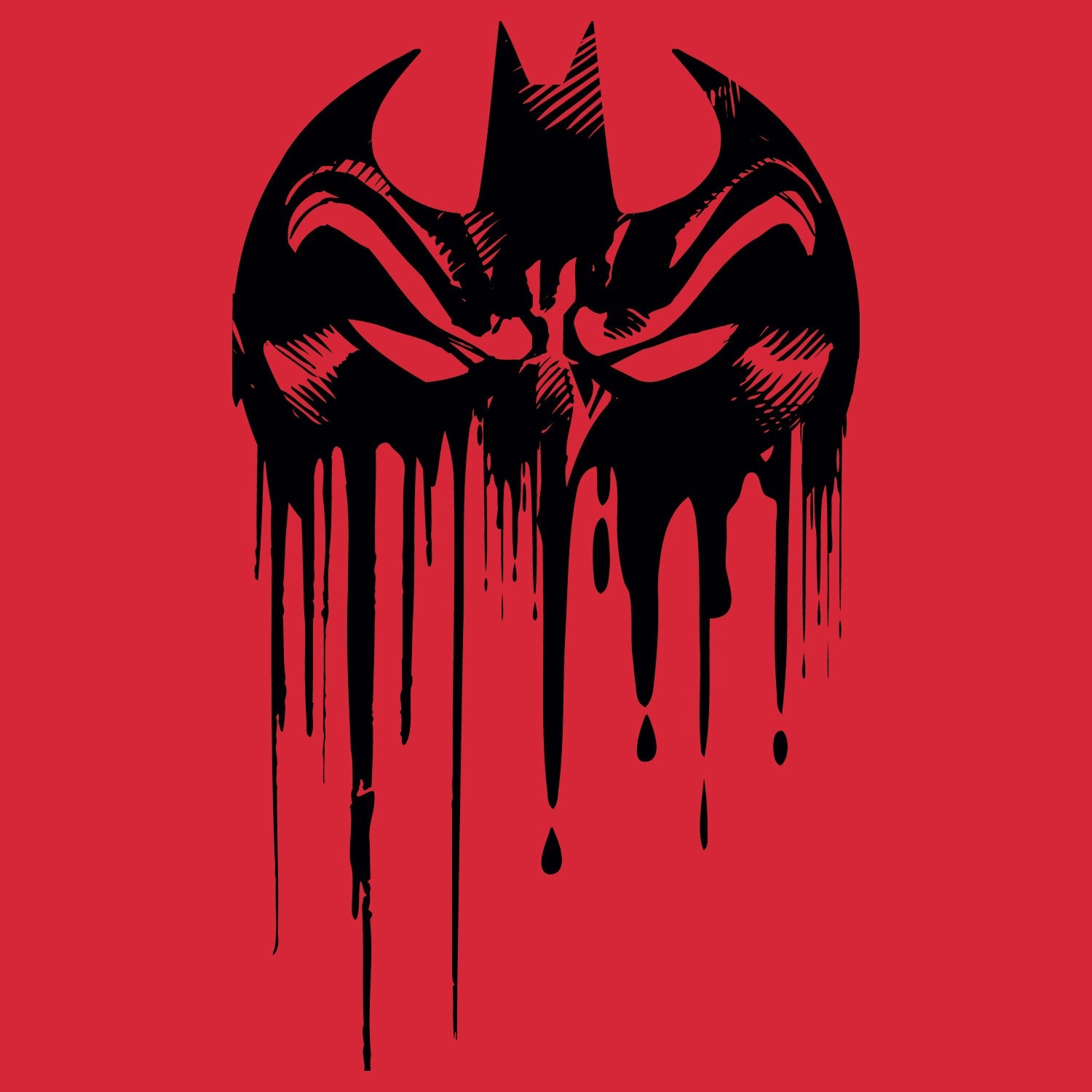 DC Comics Batman Graff Mask Official Men's T-Shirt ()
