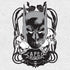 DC Comics Batman Skulls Crusader Official Men's T-shirt ()