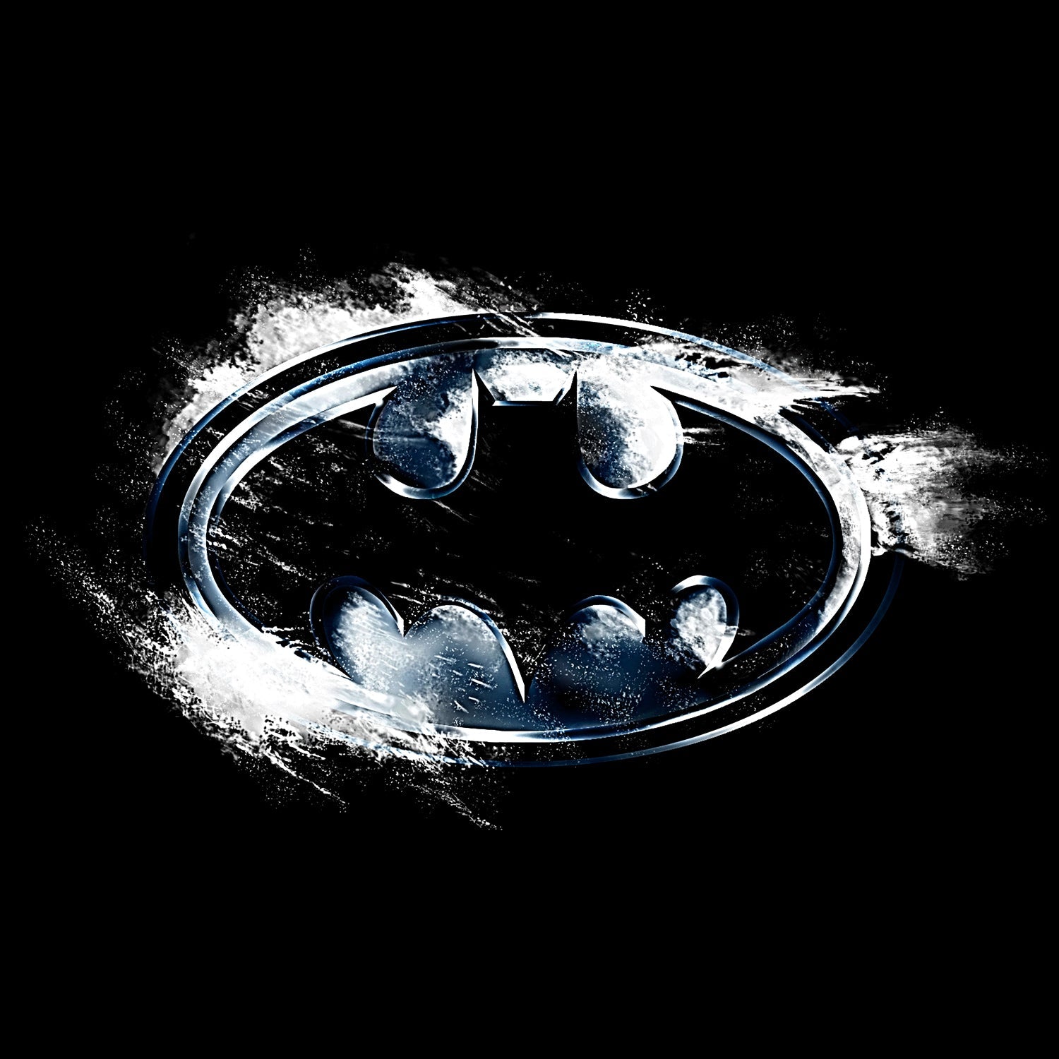 DC Comics Batman Logo Burst Official Women's T-shirt ()