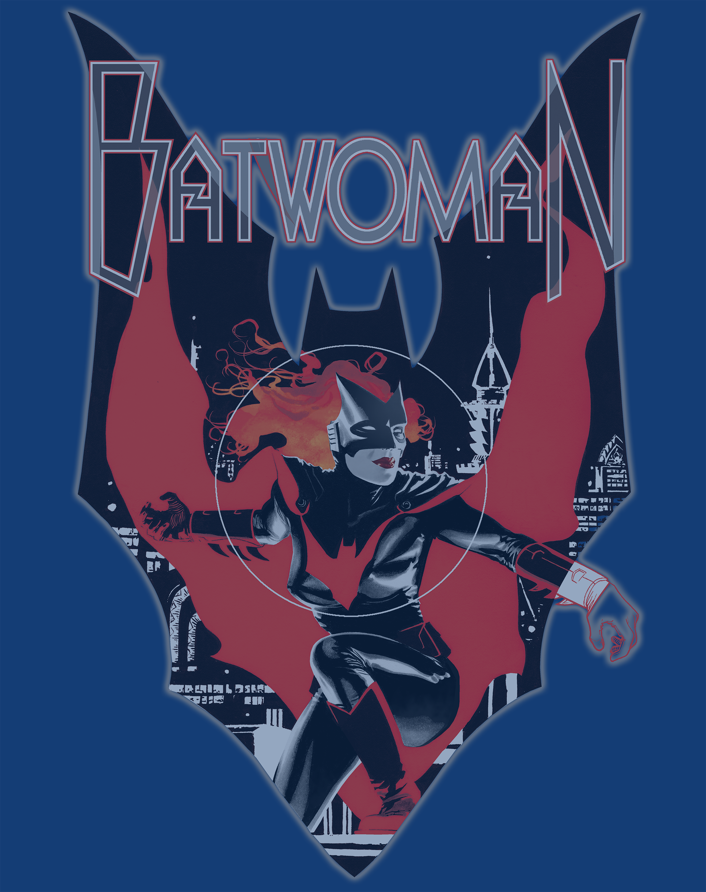 DC Comics Batwoman Cover JH Williams Men's T-shirt