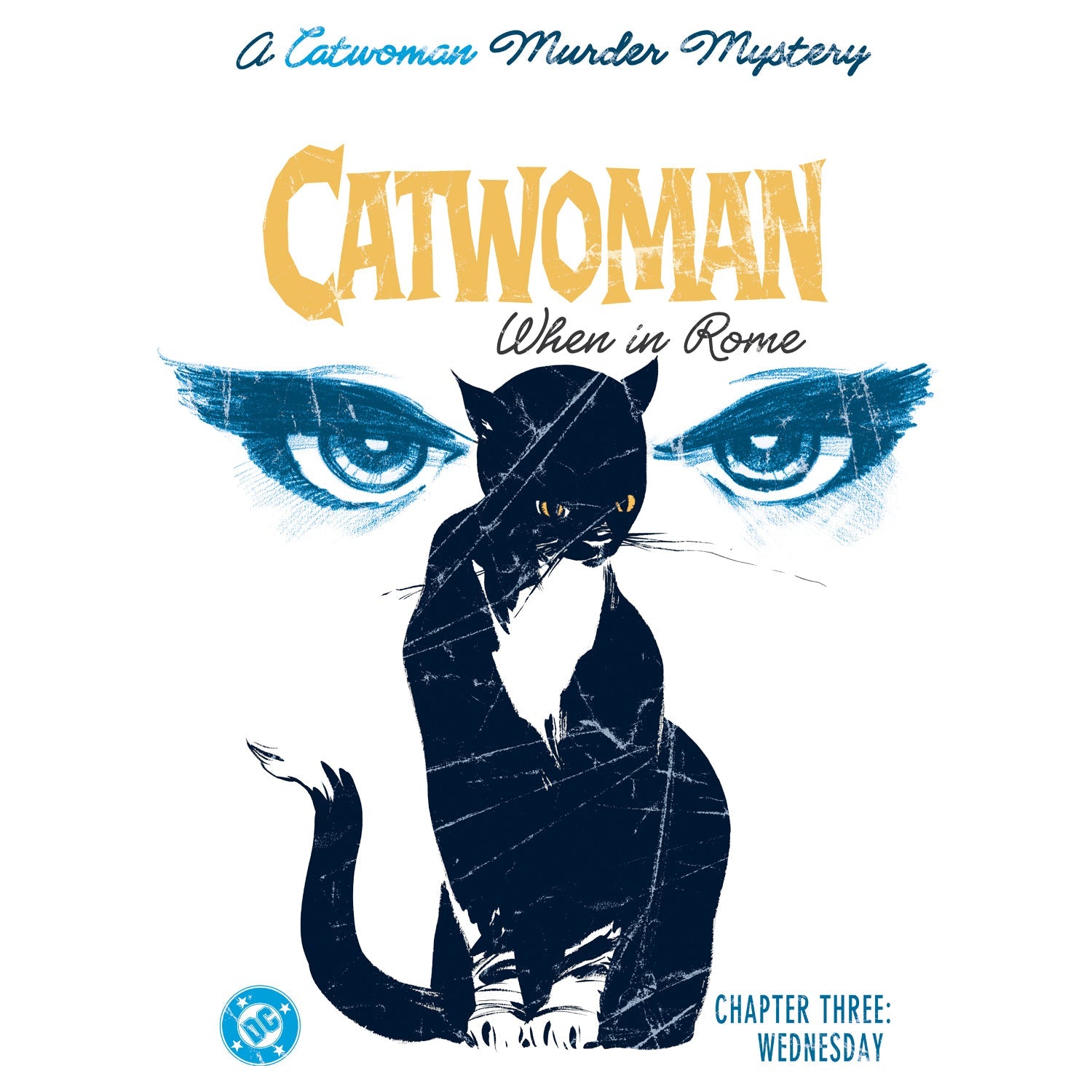 DC Comics Catwoman Cover Rome Official Women's T-shirt ()