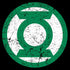 DC Comics  Lantern Distressed Logo Official Men's T-shirt
