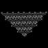 DC Comics Justice League Xmas Pattern Triangle Official Men's T-shirt ()