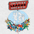 DC Comics Justice League America Splash Silver Age Official Men's T-shirt ()