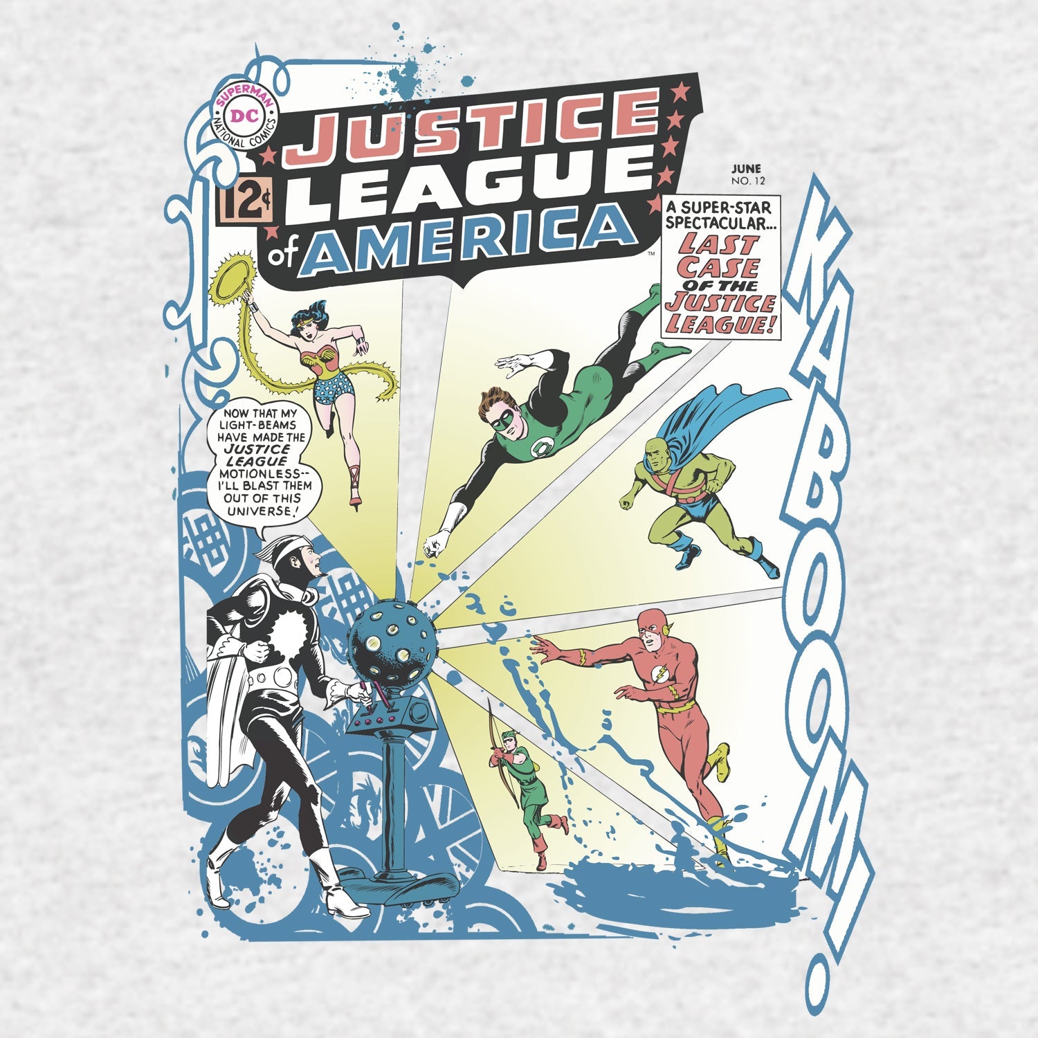 DC Comics Justice League Cover 12 Official Women's T-shirt ()