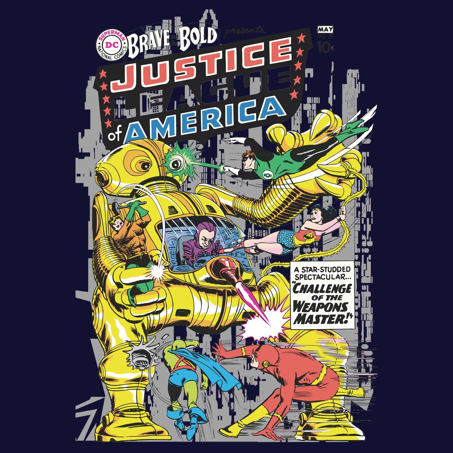 DC Comics Justice League Cover 29 Official Women's T-shirt ()