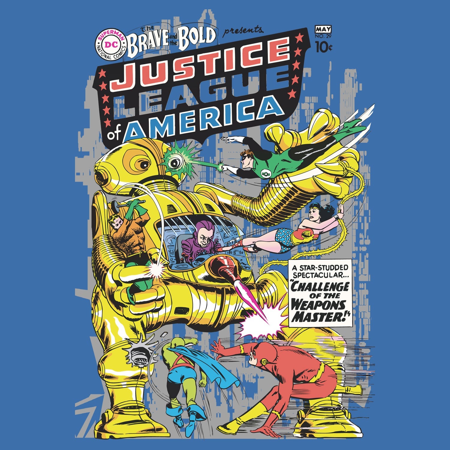DC Comics Justice League Cover 29 Official Men's T-shirt ()