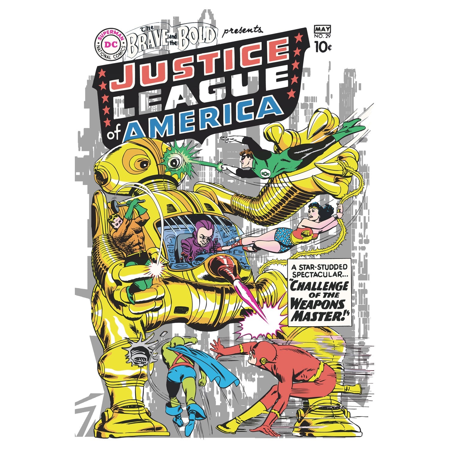 DC Comics Justice League Cover 29 Official Men's T-shirt ()