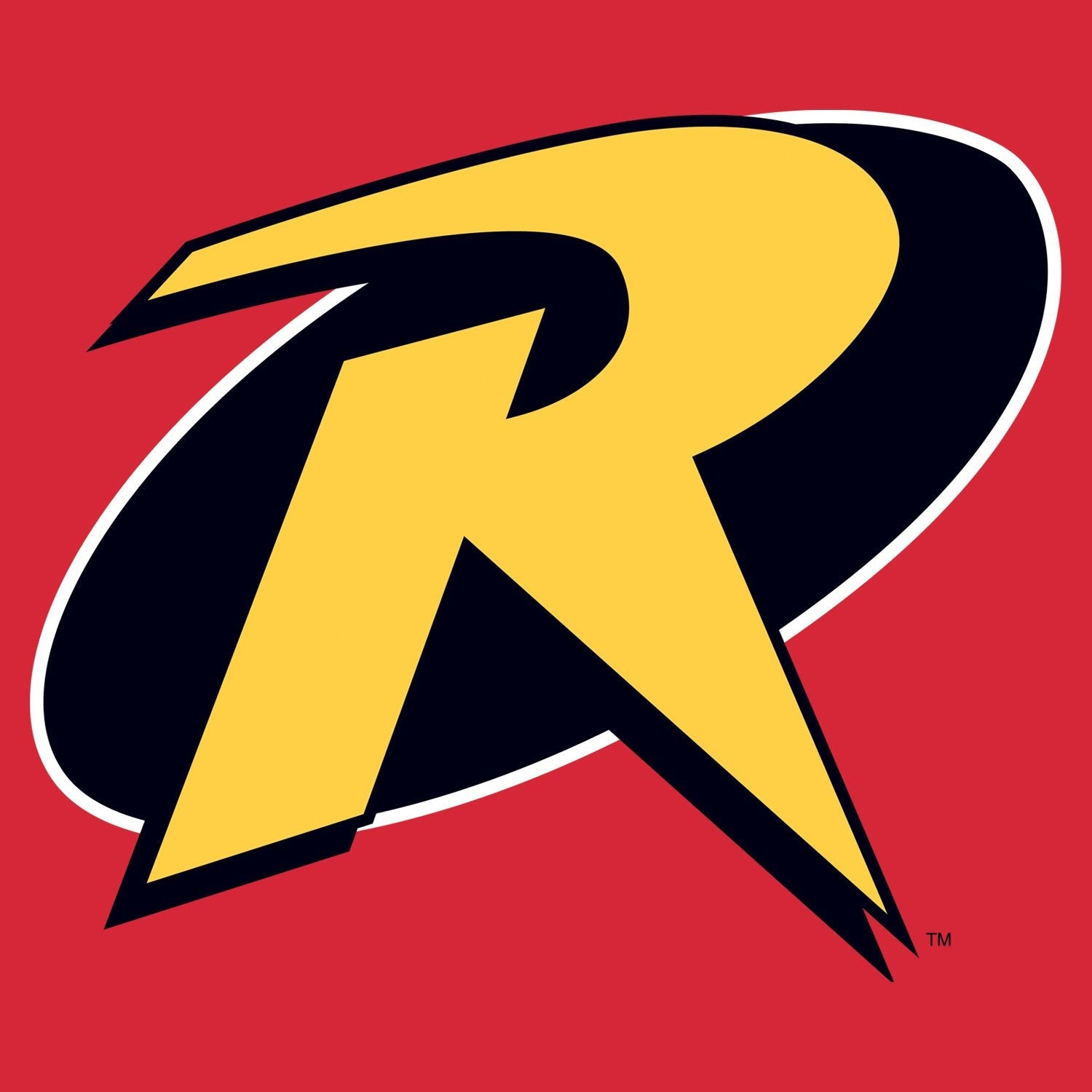 DC Comics Robin Logo Breast Official Men's T-shirt ()