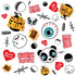 DC Suicide Squad Collage Emoji Official Men's T-shirt ()