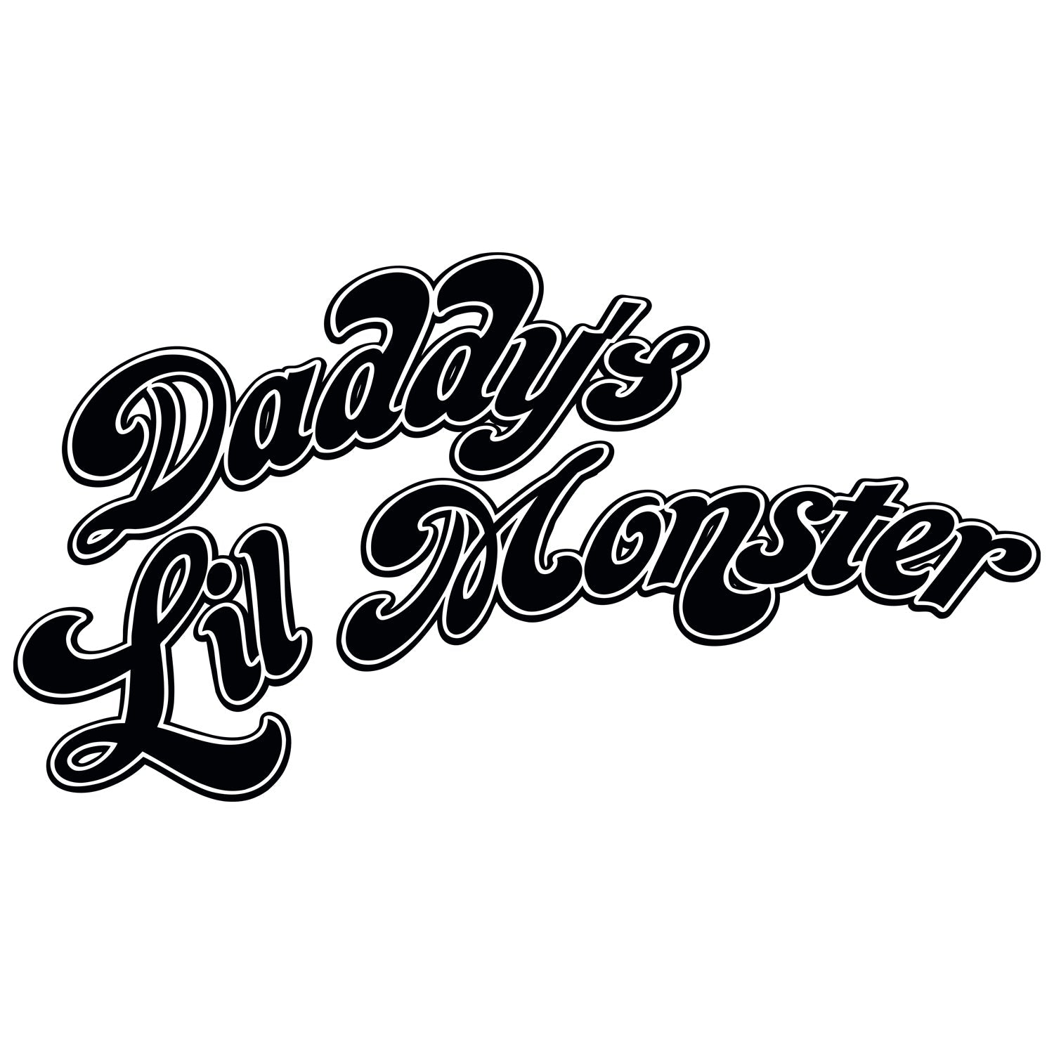DC Suicide Squad Harley Quinn Daddy's Lil Monster Official Women's T-shirt ()