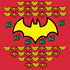 DC Comics Justice League Batman Xmas Pattern Ha Official Sweatshirt ()