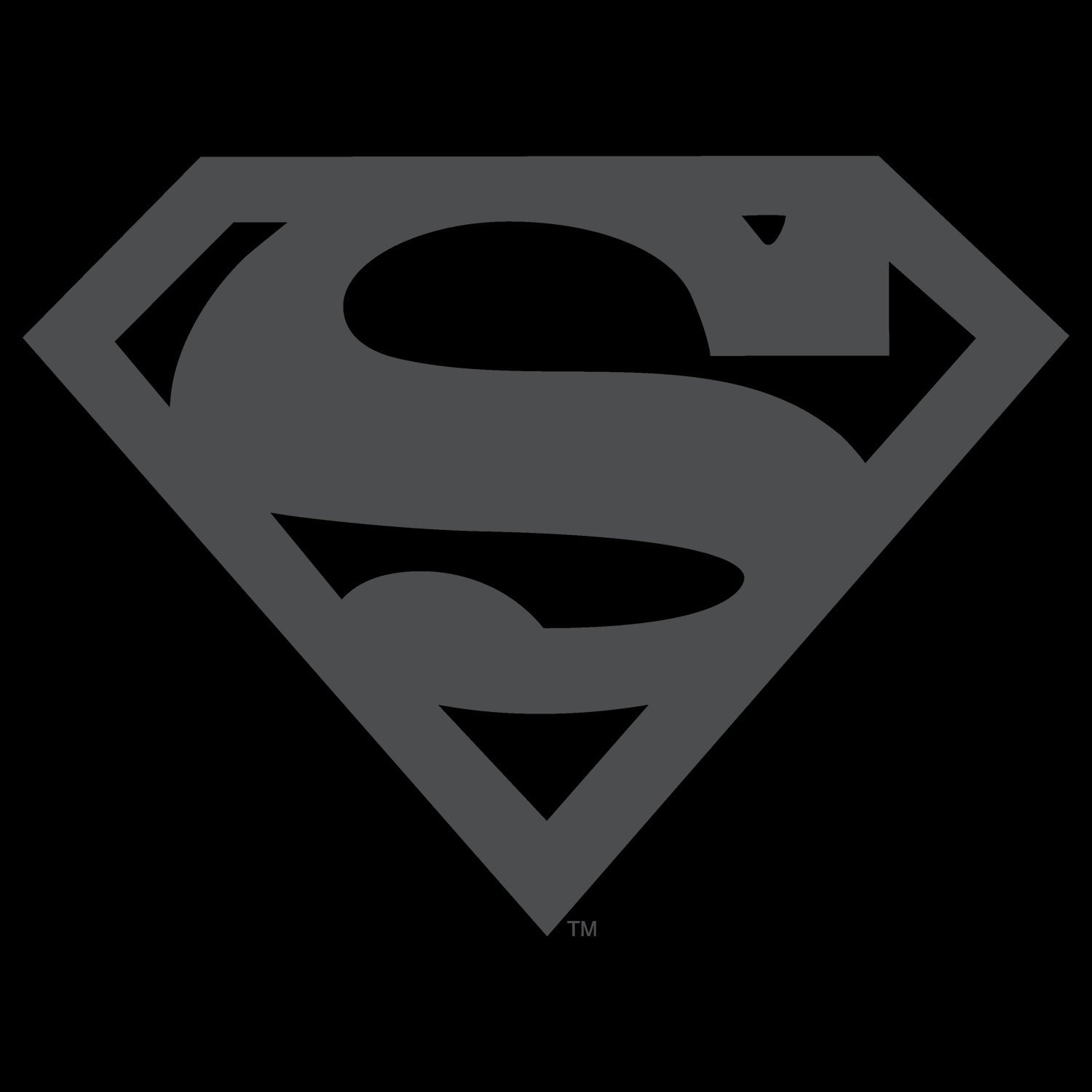 DC Comics Superman Logo Grey Shield Official Sweatshirt ()