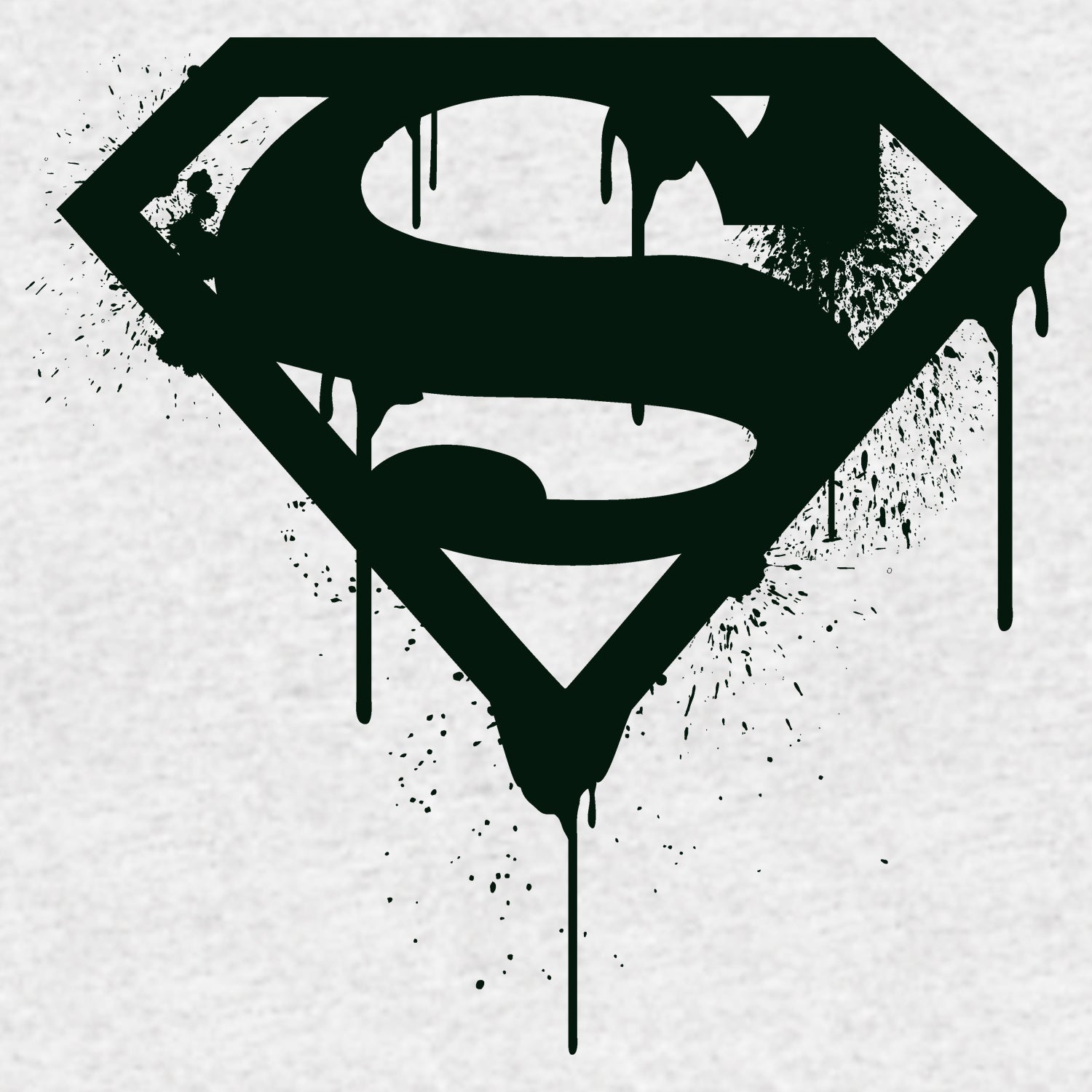 DC Comics Superman Logo Doomsday Graff Official Men's T-shirt ()