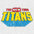 DC Comics New Teen Titans Distressed Logo Official Women's T-shirt ()