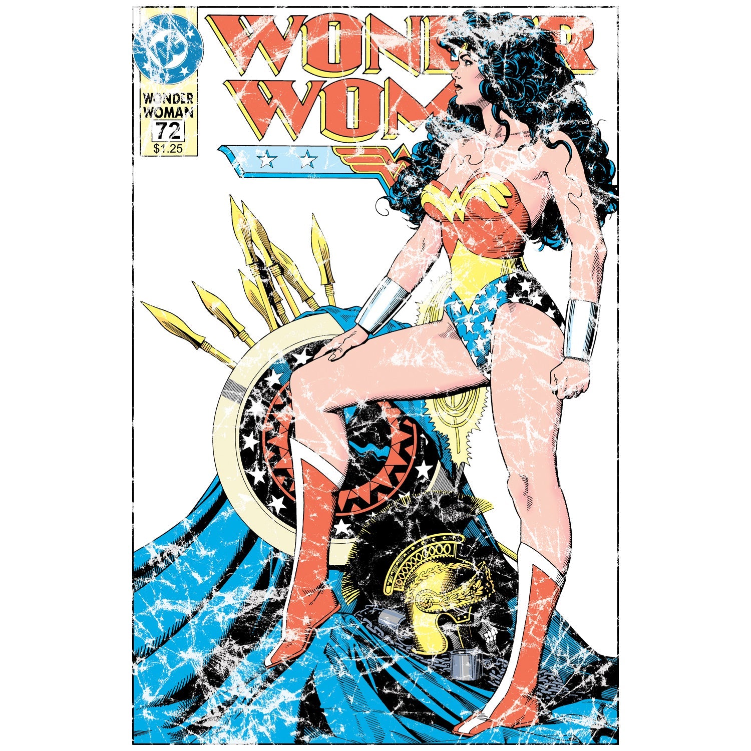 DC Comics Wonder Woman Cover #55 Official Women's T-shirt ()