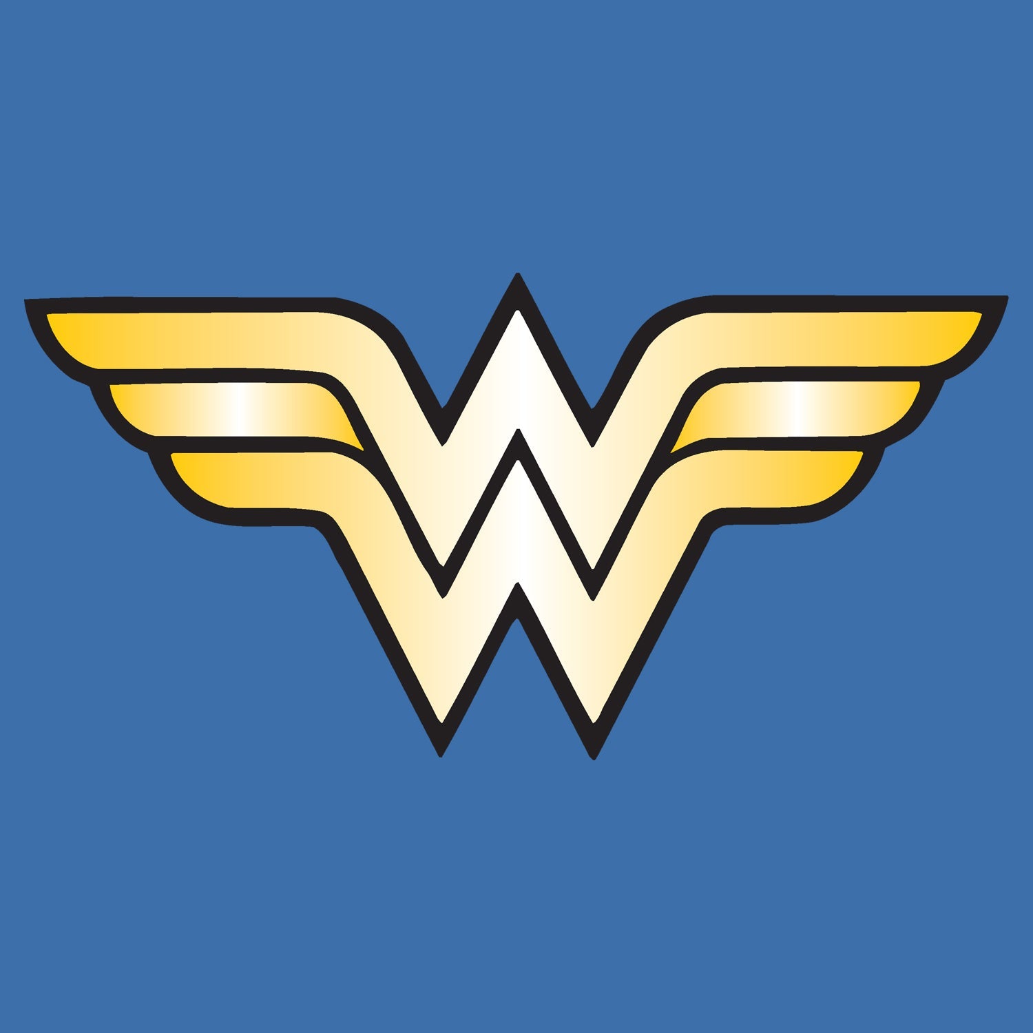 DC Comics Wonder Woman Logo Classic Official Women's T-shirt ()