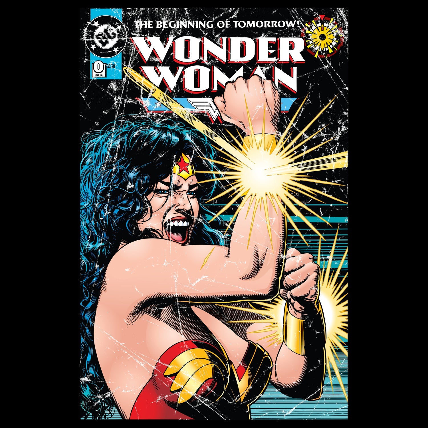 DC Comics Wonder Woman Cover #0 Official Women's T-shirt (All Over Print)