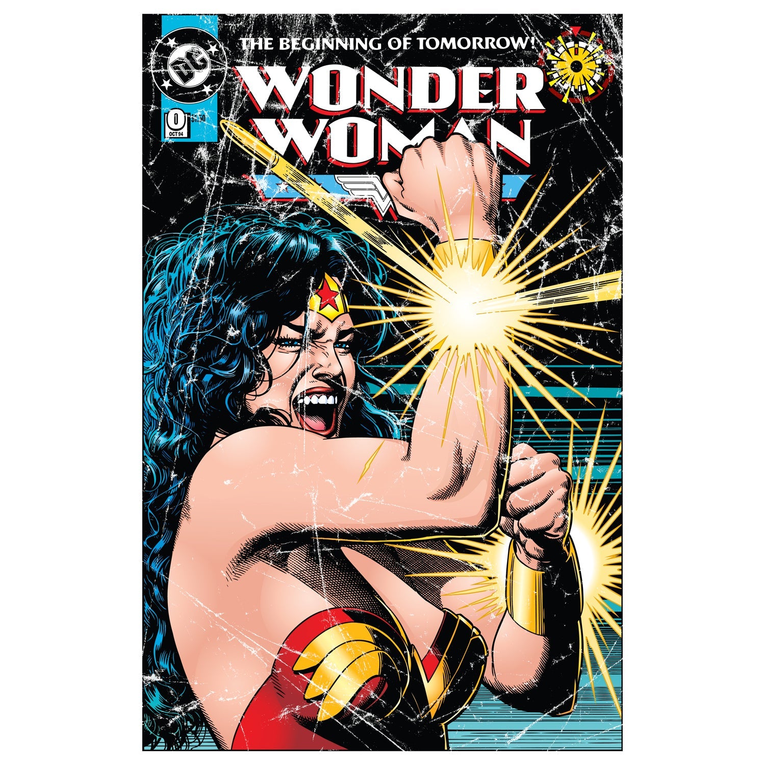 DC Comics Wonder Woman Cover #0 Official Women's T-shirt ()