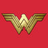DC Wonder Woman Logo 3D Paisley Official Women's T-shirt ()