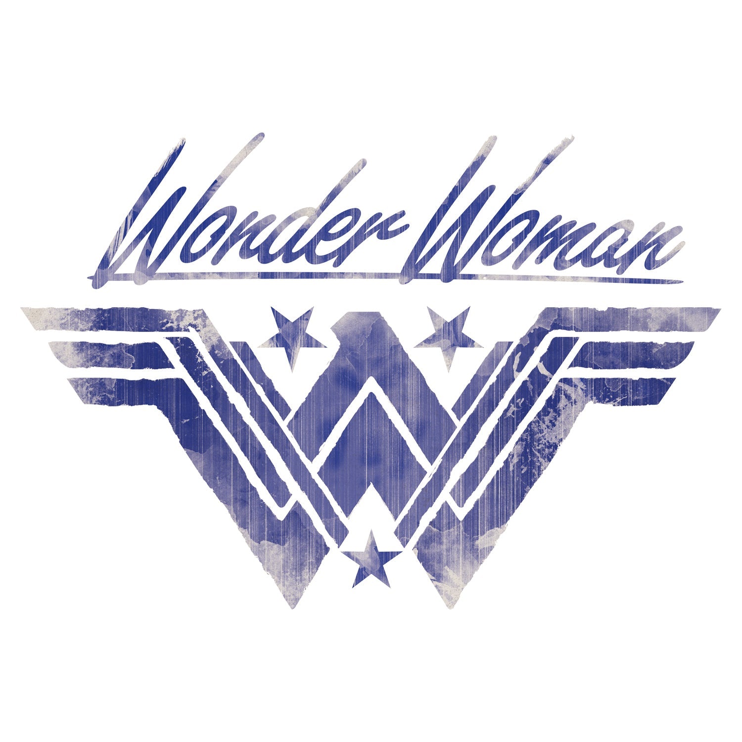 DC Wonder Woman Logo Watermark Official Women's Long Tank Dress ()