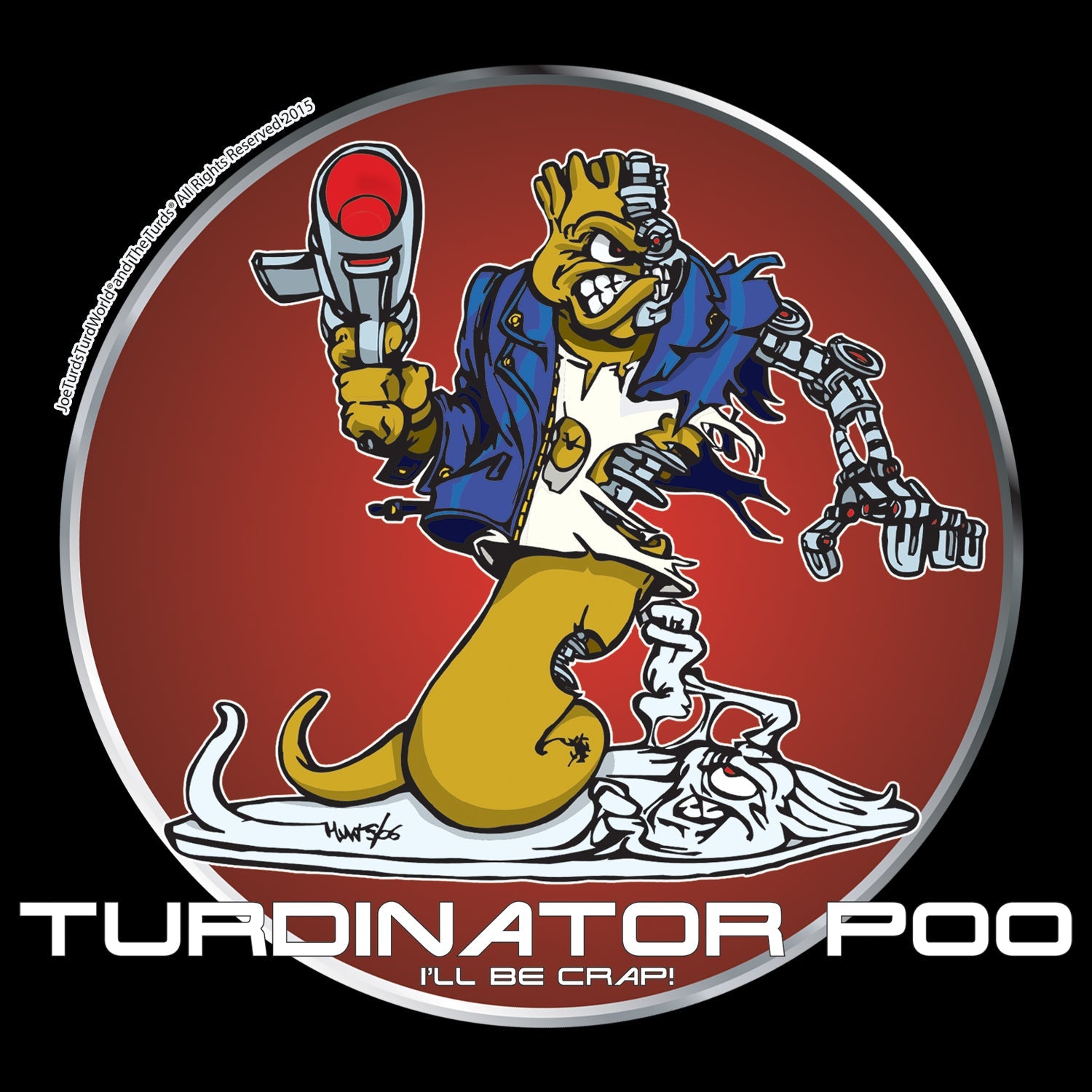 Joe Turds The Turdinator Official Men's T-Shirt ()