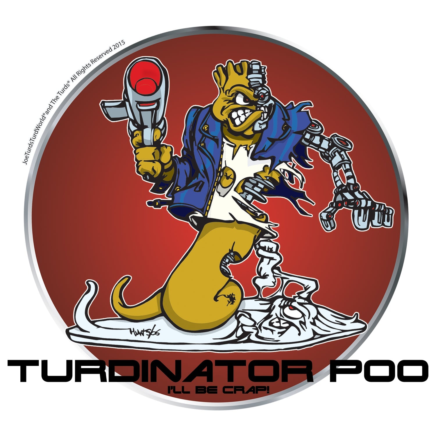 Joe Turds The Turdinator Official Men's T-Shirt ()
