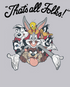 Looney Tunes All Stars That's All Folks Official Women's T-shirt ()