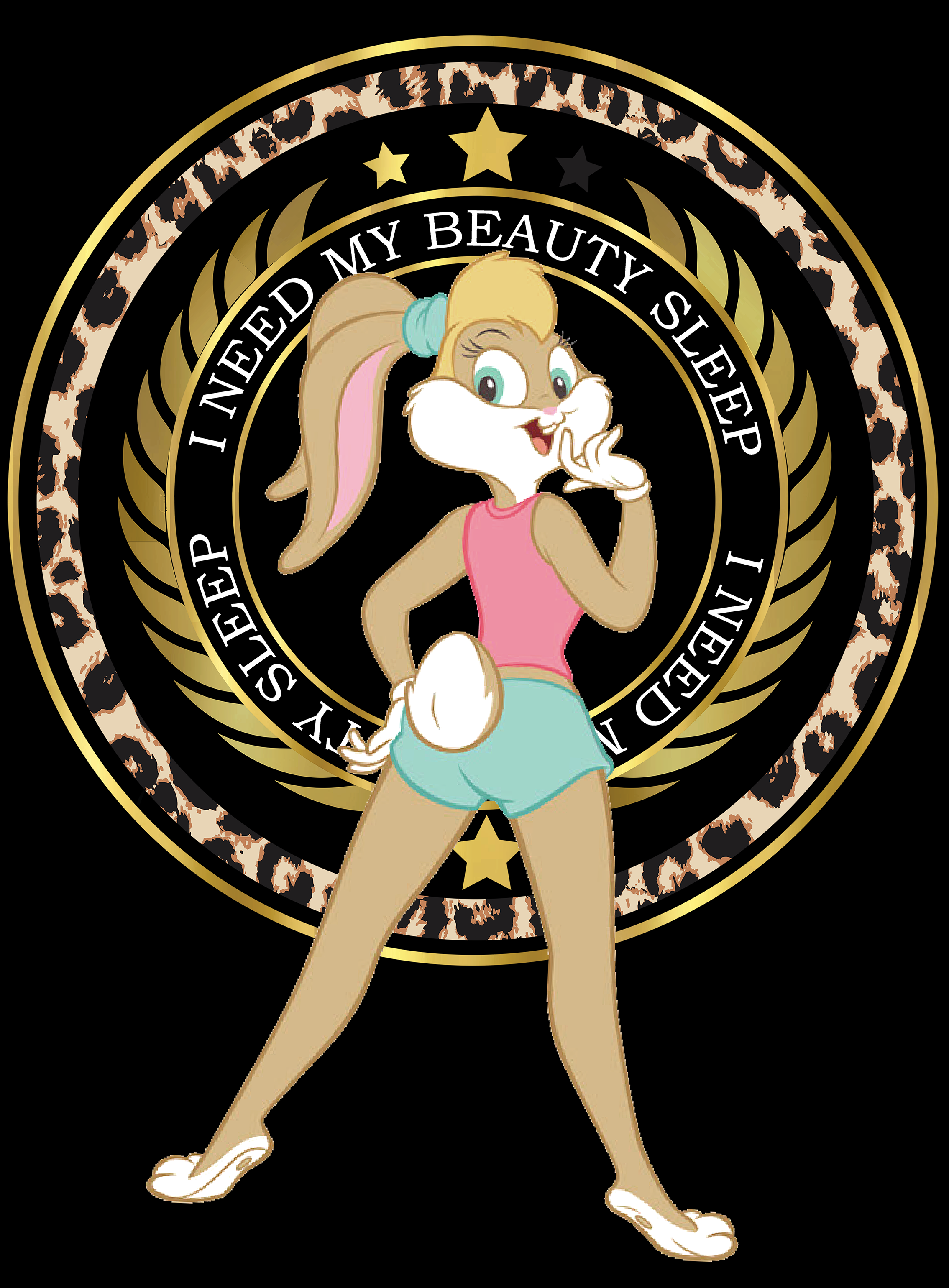 Looney Tunes Lola Bunny Beauty Sleep Official Women's T-shirt ()