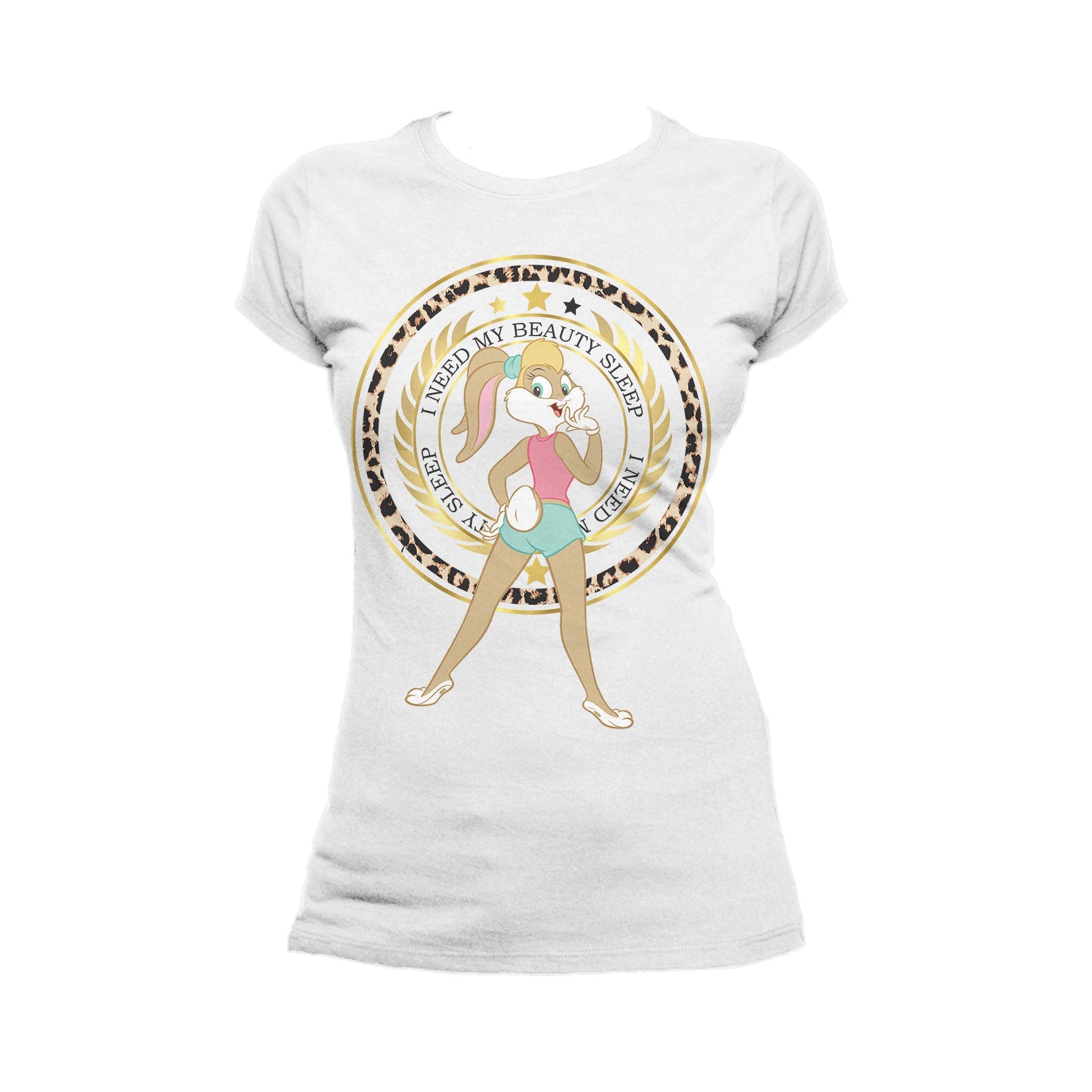 Looney Tunes Bunny Beauty Sleep Official Women's T-shirt ()