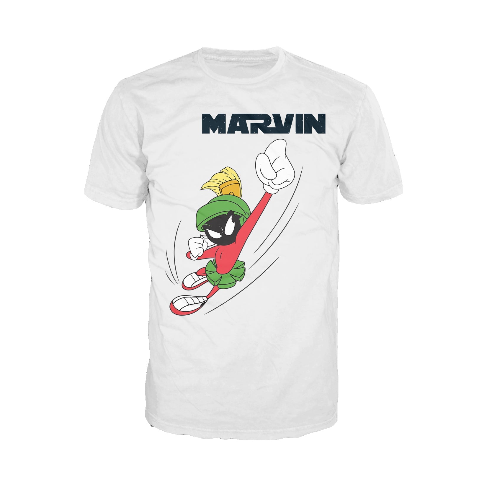 Looney Tunes Marvin Flying Martian Official Men's T-shirt ()