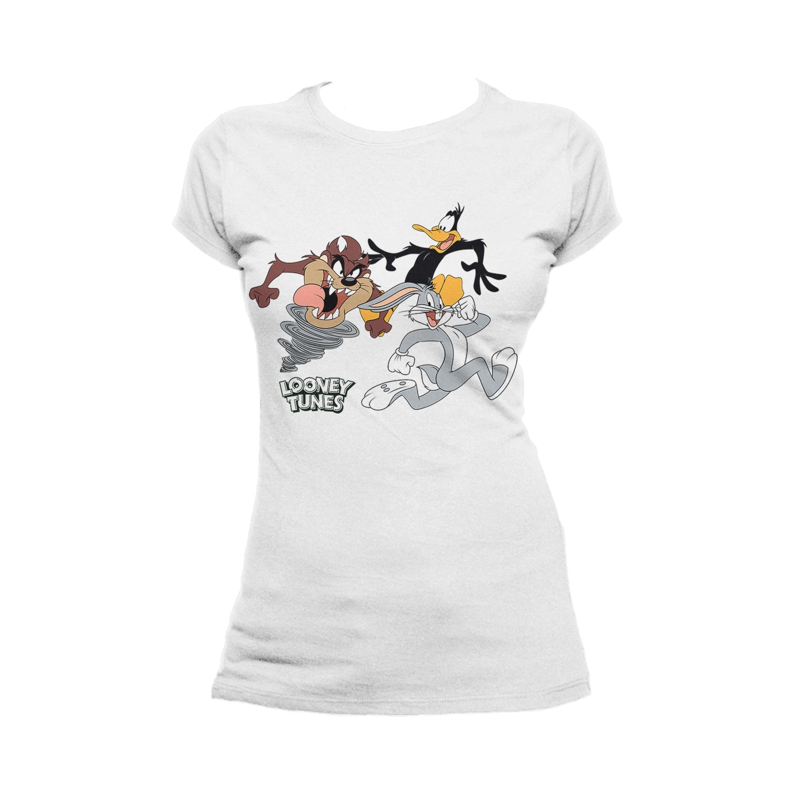 Looney Tunes Trio Bugs Daffy Taz Official Women's T-Shirt ()