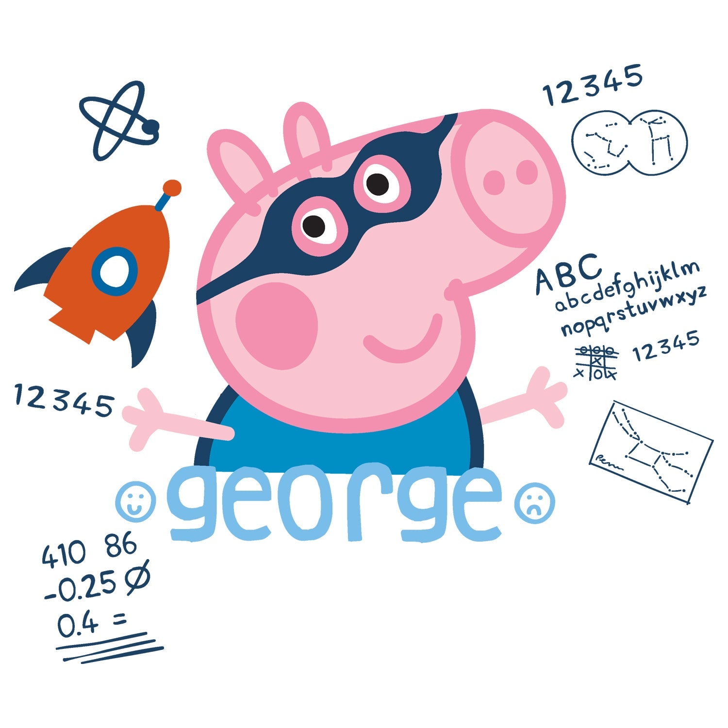 Peppa Pig George Doodle Official Kid's T-Shirt ()